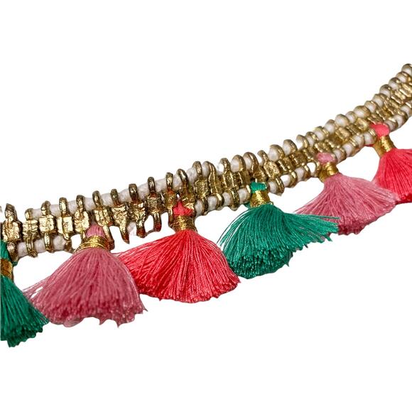 Copied - Shiraleah Felicity Boho Tassel Bracelet Multicolor - Picture 4 of 7